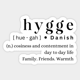 Hygge Sticker